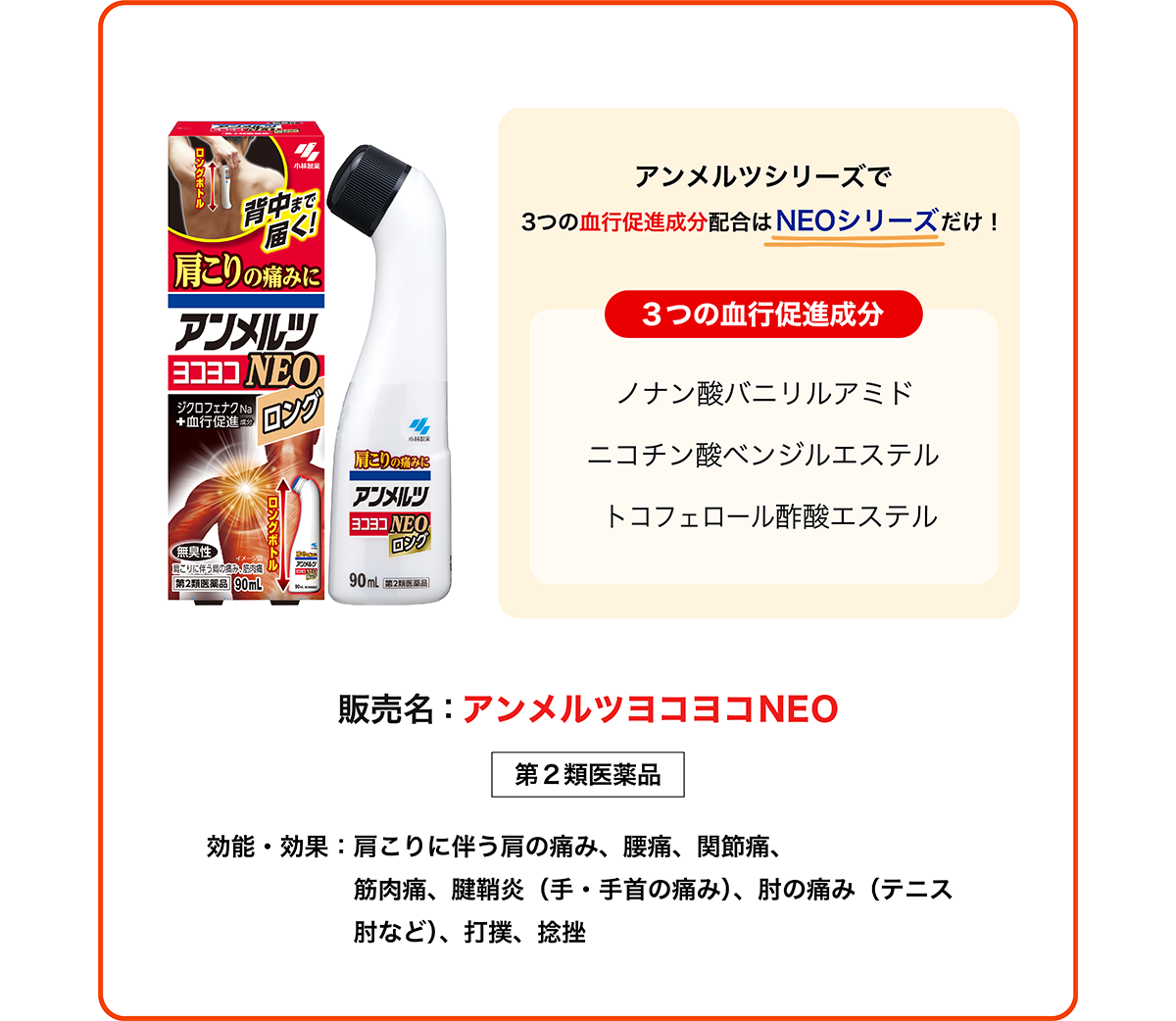小林製薬の「アンメルツヨコヨコNEO」