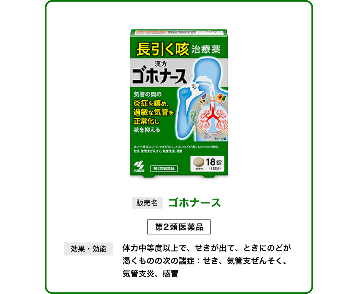 小林製薬の「ゴホナース」